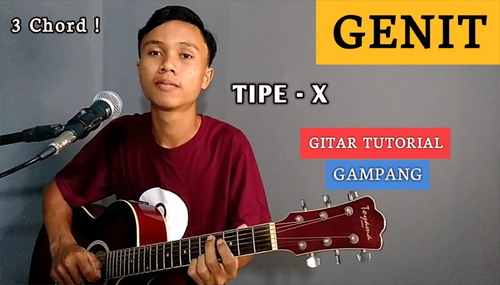 Kunci Gitar Lagu TipeX Genit